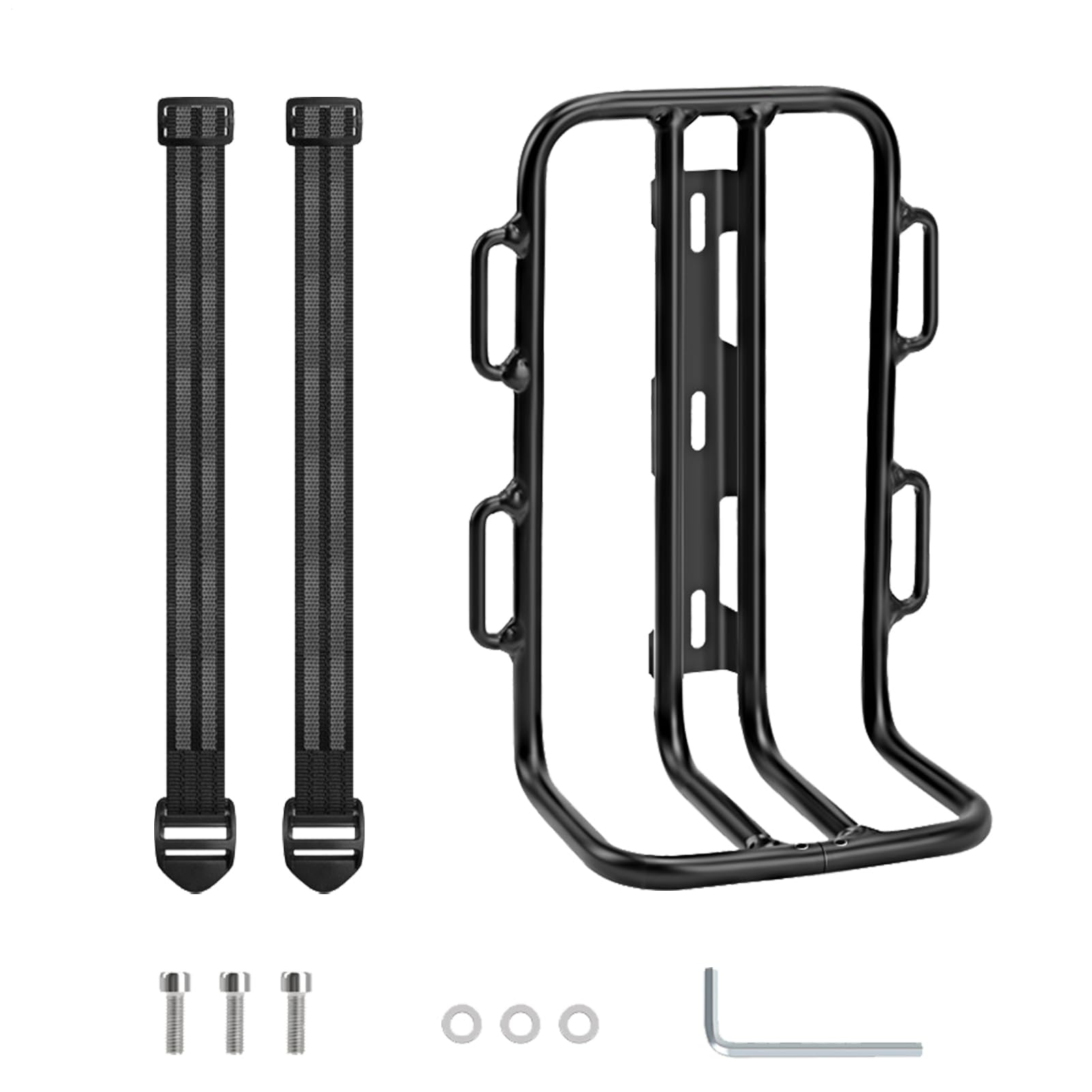 Bike Front Carrier Rack | Bike Luggage Touring Carrier Racks | Cycling Equipment Stand Footstock | Cycling Accessories, Bag Luggage Shelf for Shopping, Riding