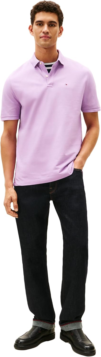 Tommy Hilfiger Men's Short Sleeve Cotton Pique Polo Shirt in Classic Fit