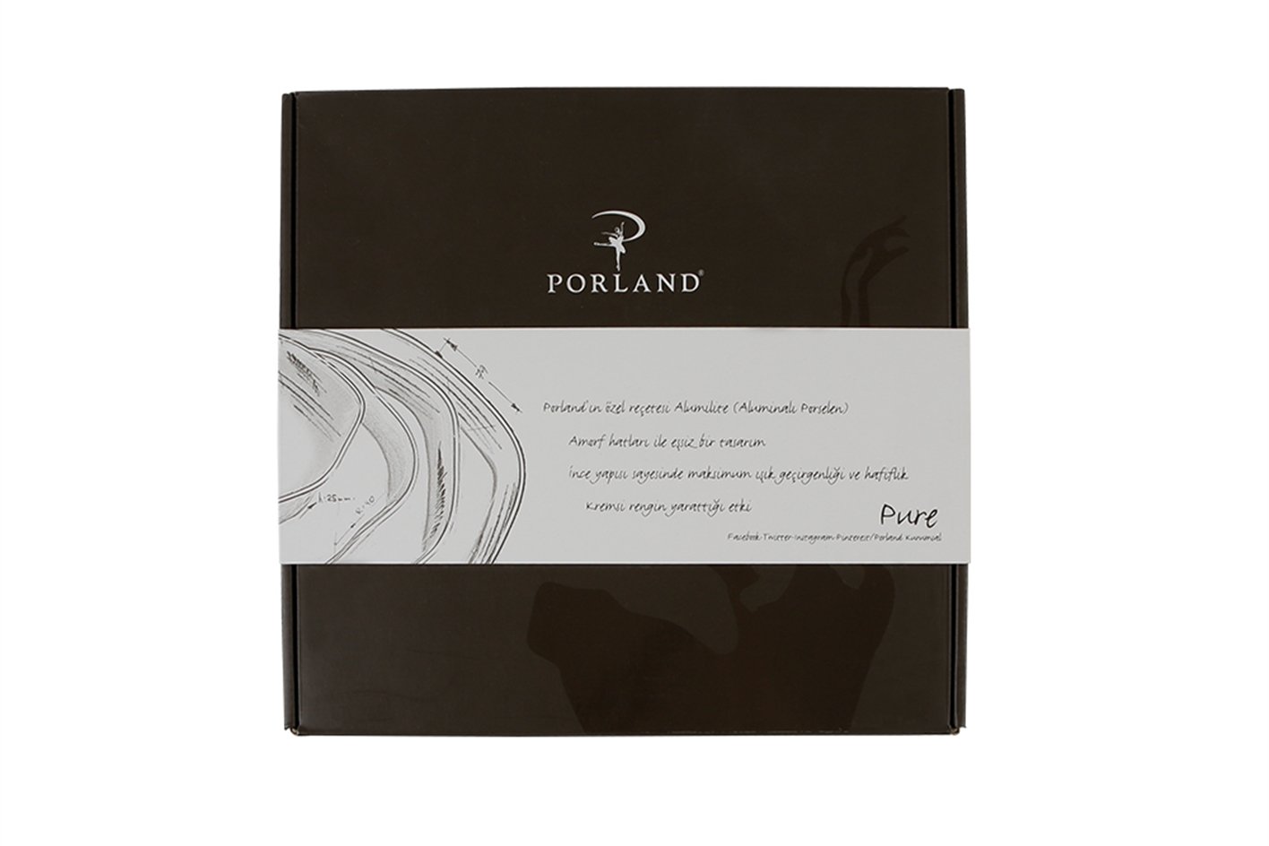 Porland Pure Seasons Kırmızı 3 Parça Tek Kişilik Yemek Takımı