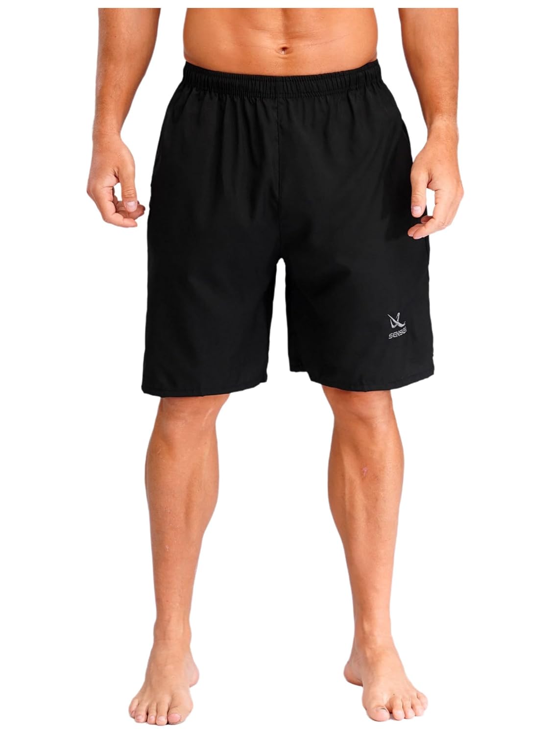 Jugaoge Mens Running Shorts Quick Dry Basketball Football Bottoms Workout Athletic Shorts with Pockets