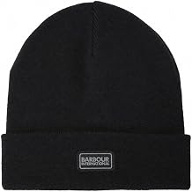 Barbour International Men's Sensor Legacy Beanie Hat Black/Gunmetal