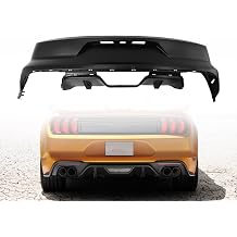 MGWILL Rear Bumper Cover Fits 2015-2017 Ford Mustang EcoBoost GT V6 Coupe