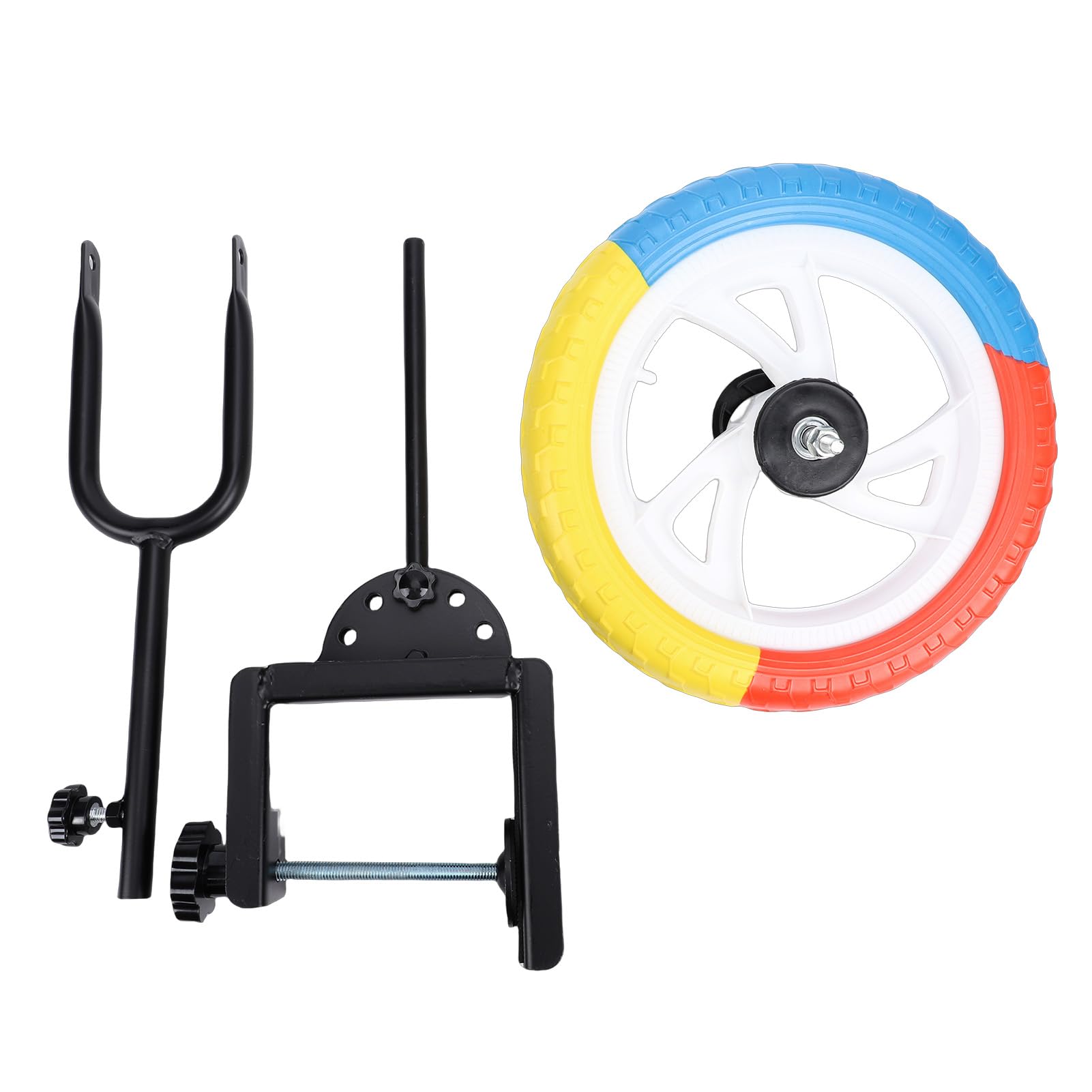 Bewinner Entrenador de Tenis de Mesa para un Jugador, Dispositivo de Entrenamiento Interior con ángulo y Ajustables con Abrazadera para Mesas de hasta 11 Cm, Material de Hierro para Practicar en Casa