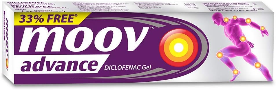 Moov Advance Fast Pain Relief Diclofenac Gel - 30g (33% Extra)