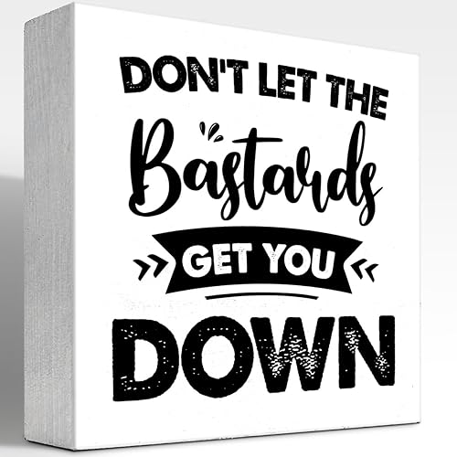 Miniatura 7 de Letrero de madera con texto en inglés Be You Be Kind Be Thoughtful, decoración de escritorio rústica motivacional para decoración de escritorio para