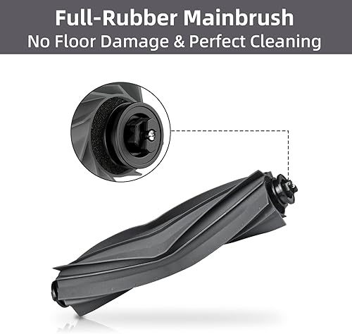 Miniatura 3 de Paquete de 24 accesorios para aspiradoras Dreame L10s Ultra / L10 Ultra, incluye 1 cepillo principal, 4 filtros HEPA, 6 cepillos laterales, 6