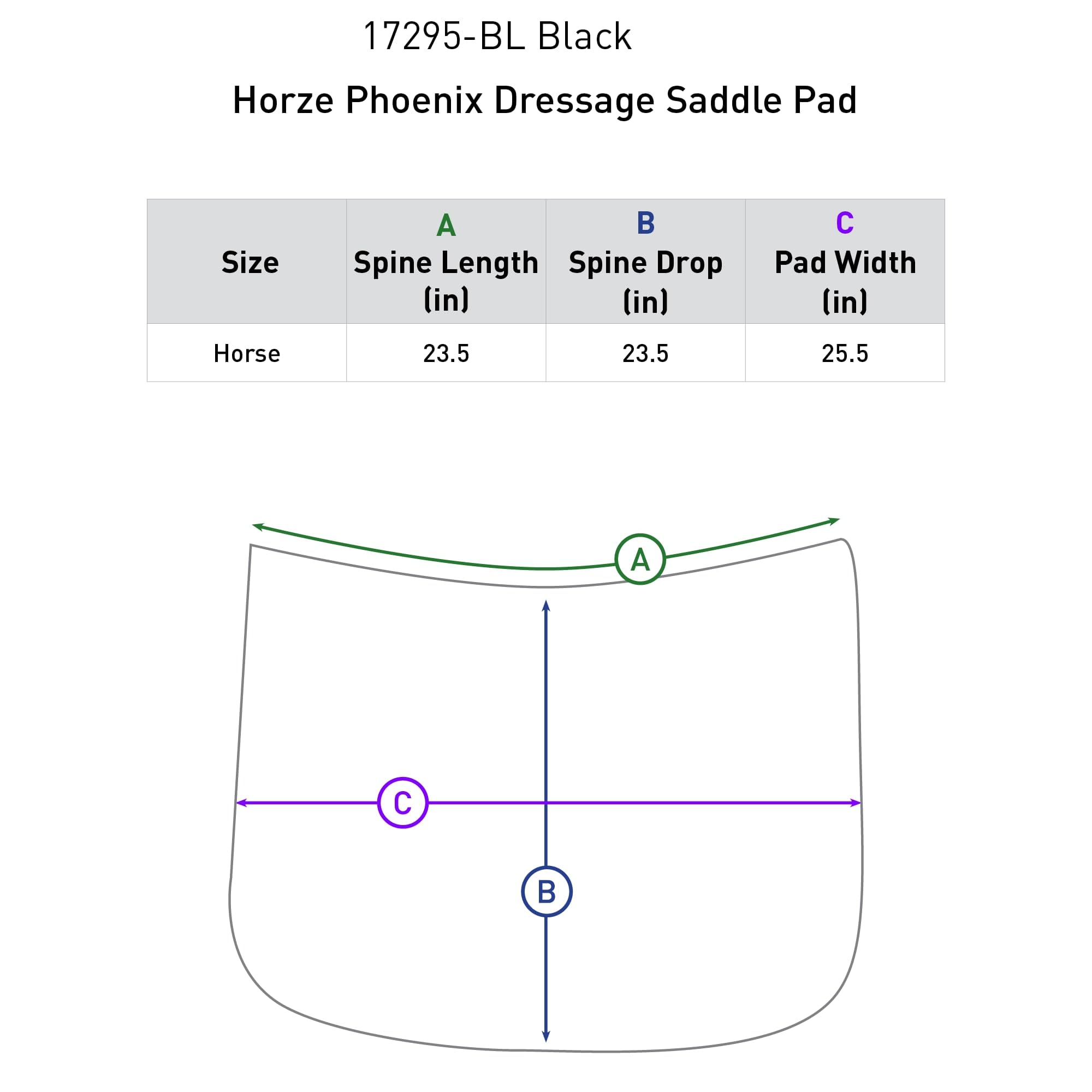 Amazon.co.jp: HORZE ホルツ(horze) ドレッサージュサドルパッド  