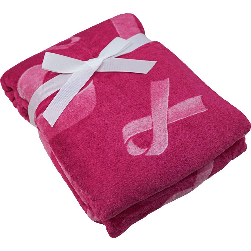 Infinity Republic IR-PINKPINKRIBBON Throw Blanket, 50x60, PINK, 50x60 cm - Image 3