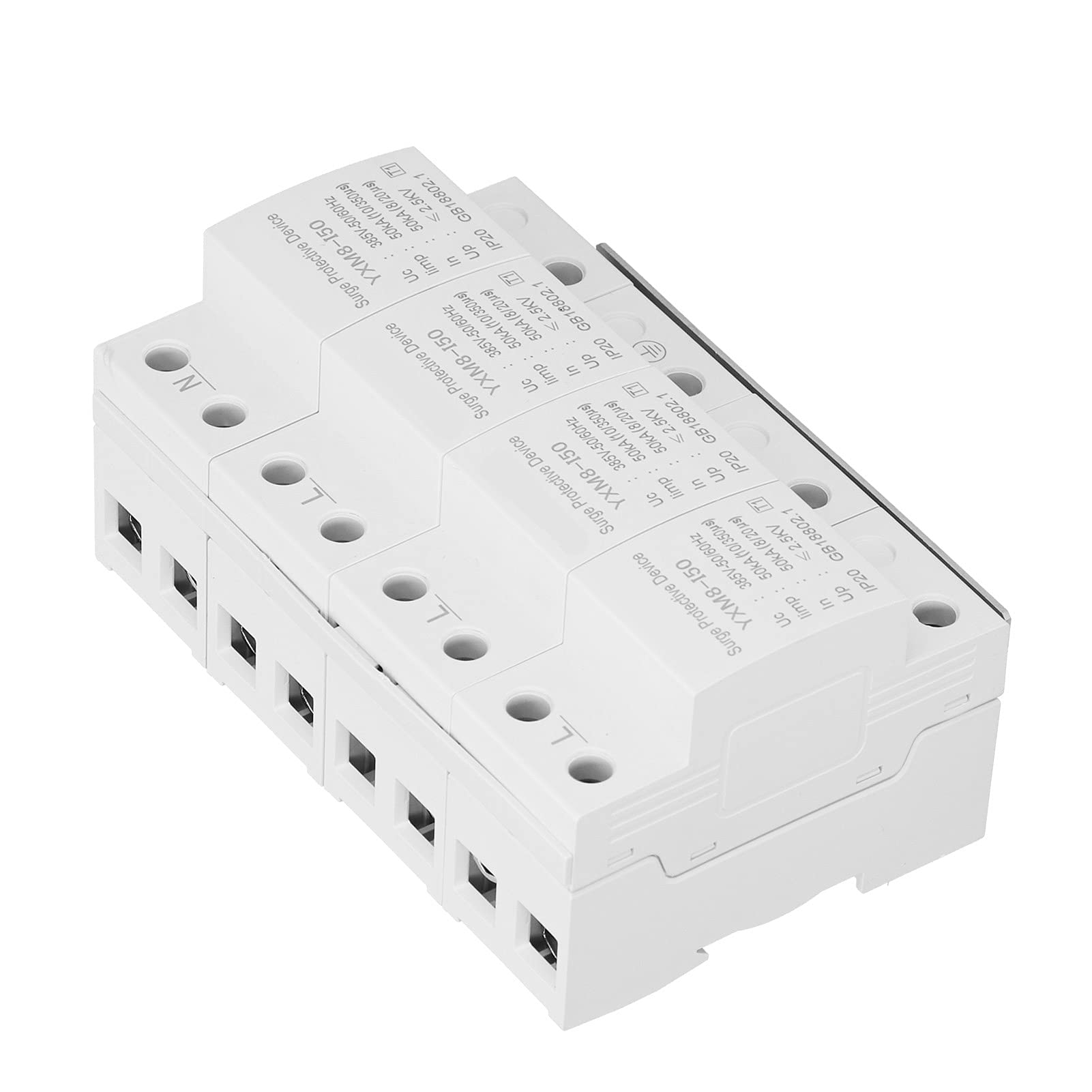Urządzenie przeciwprzepięciowe Ognioodporny ochronnik obwodu elektrycznego do montażu na szynie DIN AC385V 50/60HZ do pomieszczeń automatyki przemysłowej i skrzynek rozdzielczych
