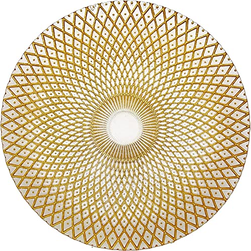 TigerChef Glas-Ladegeräte für Speiseteller, Glas-Ladegerät, Teller-Ladegerät, Hochzeitsdekoration, Tischsets (8 Stück) Cover