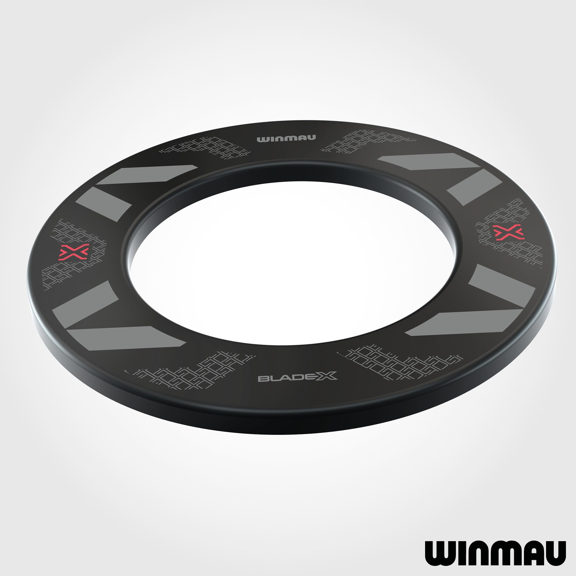 WINMAU Blade X – Anneau de Protection Murale pour Cible de Fléchettes – Protection 360° en Mousse Haute Densité Absorbant les Impacts – Compatible Toutes Cibles Sisal Winmau