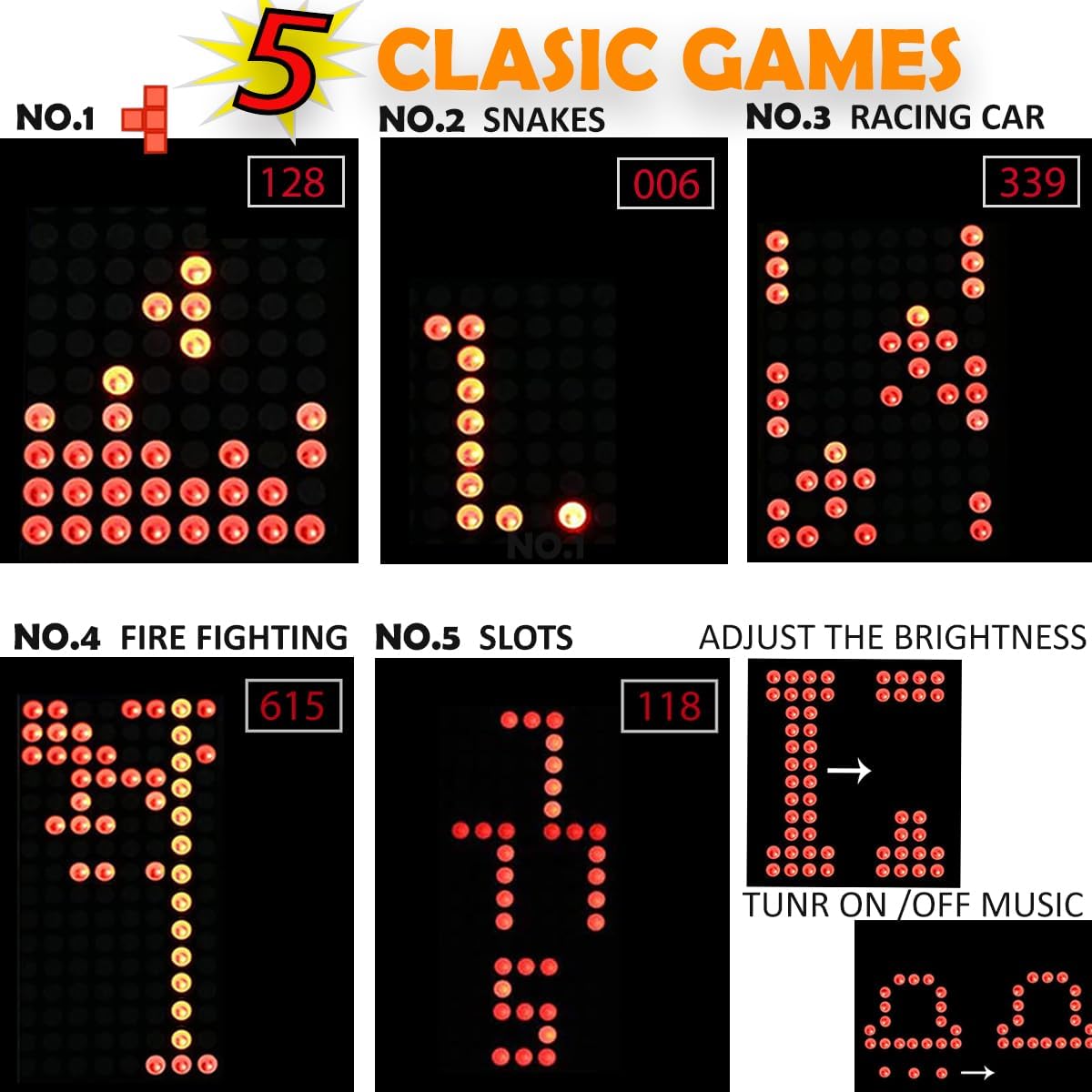 Discover Fun and Learning: The DIY Solder Project Game Kit with 5 Retro Classics!