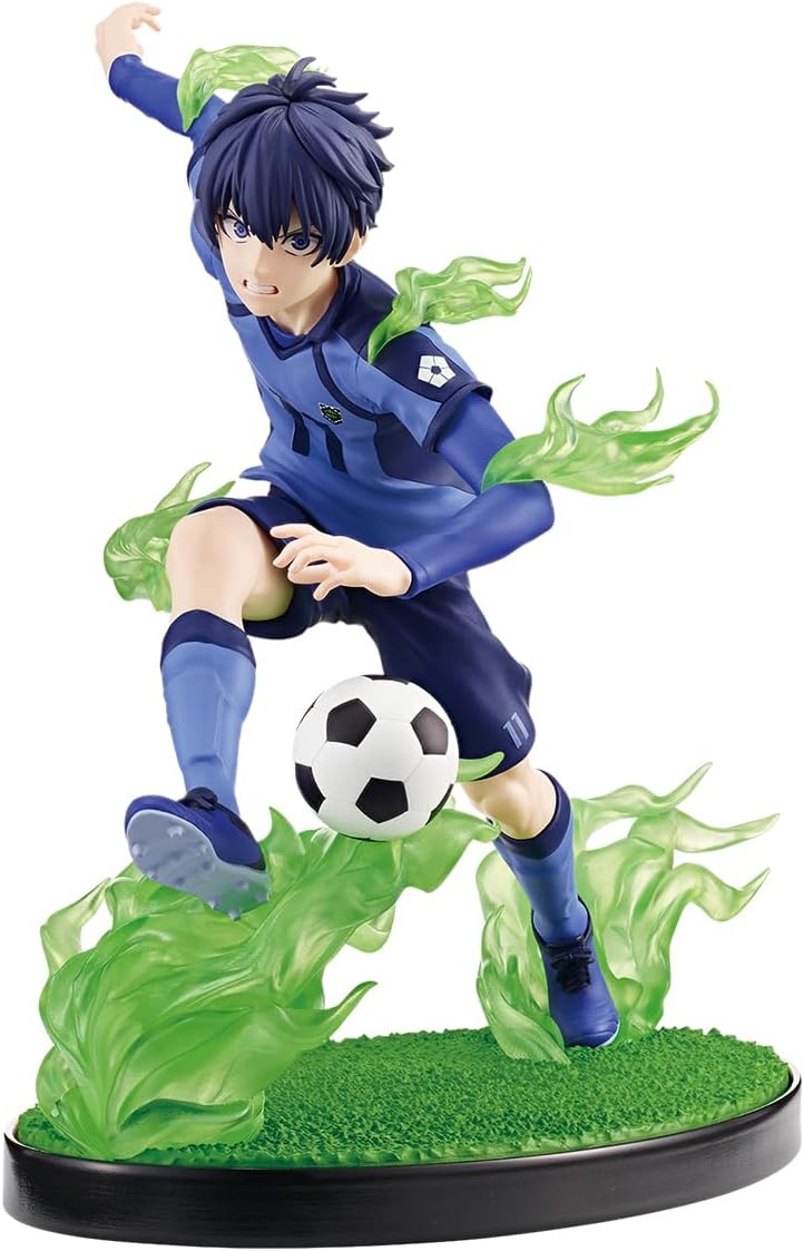 Yoichi Isagi Figure With Blue Lock Ball 14Cm