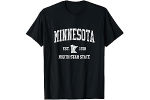 Retro Minnesota T Shirt | Vintage Sports Tee Design