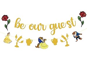 Beauty and the Beast Banner Party Decorations