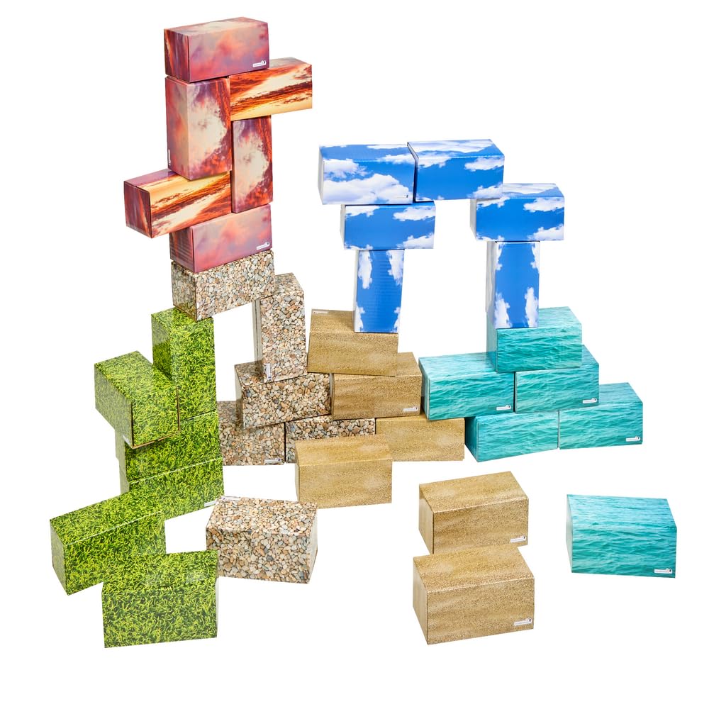 Excellerations Nature & Beach Blocks Set of 36