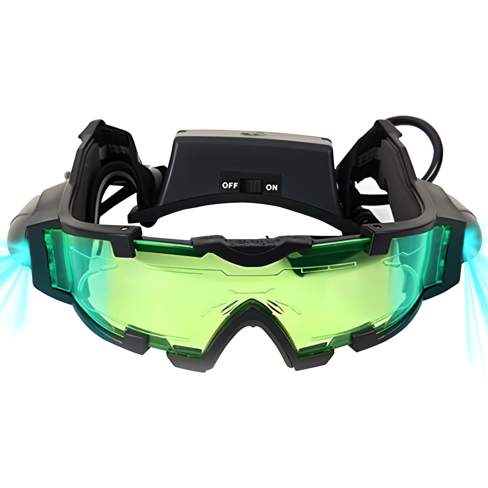 Night Vision Goggles with Flip-out LED Light For Night Activities