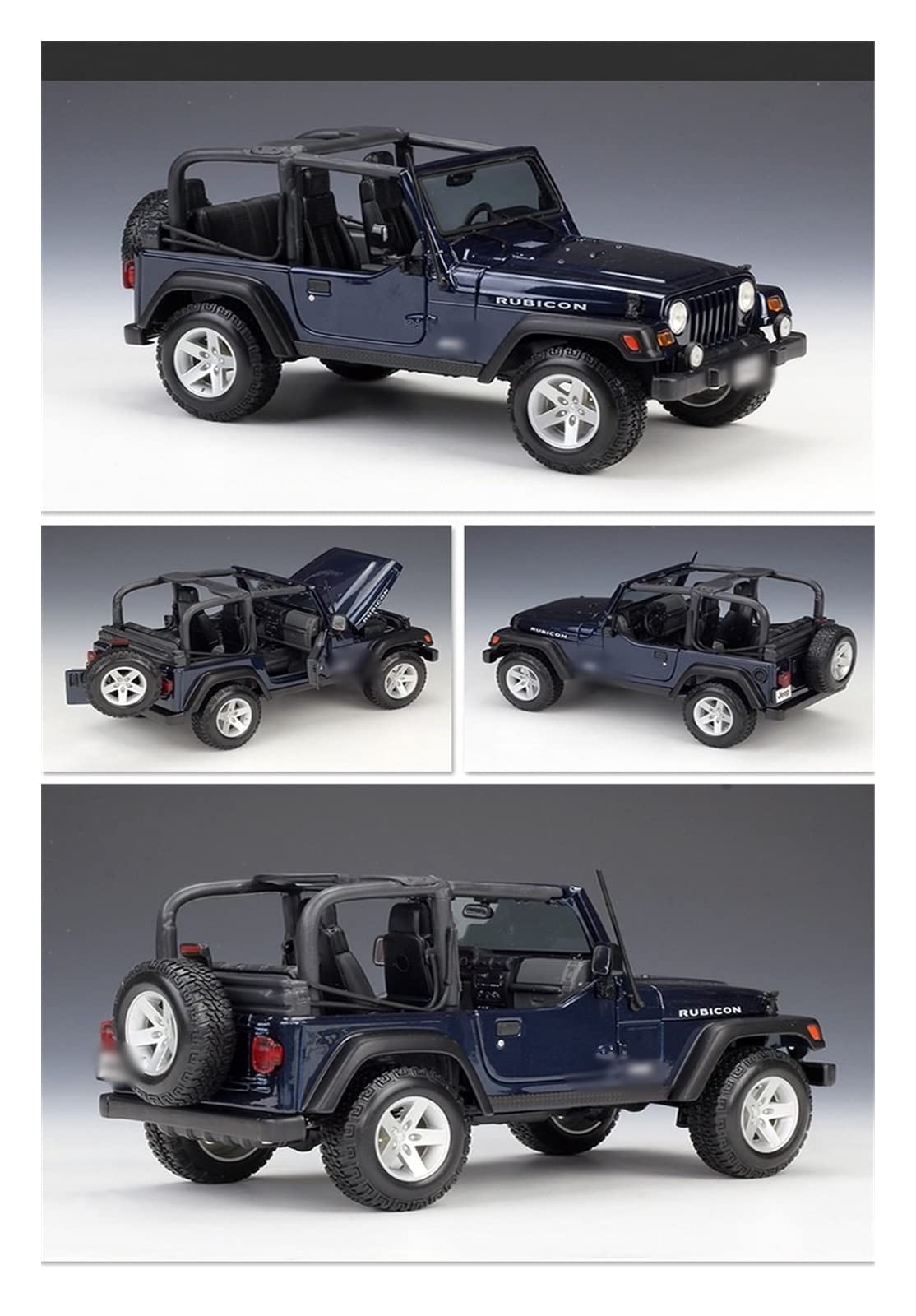 4個xまとめて オフロードジープ4x4ミニカー ダイキャスト AF0020