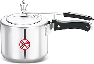Globe Kiwi 2 Litre Aluminium Inner Lid Pressure Cooker (Silver) – BIS Certified And ISI Certified |5 Years Warranty Price In India