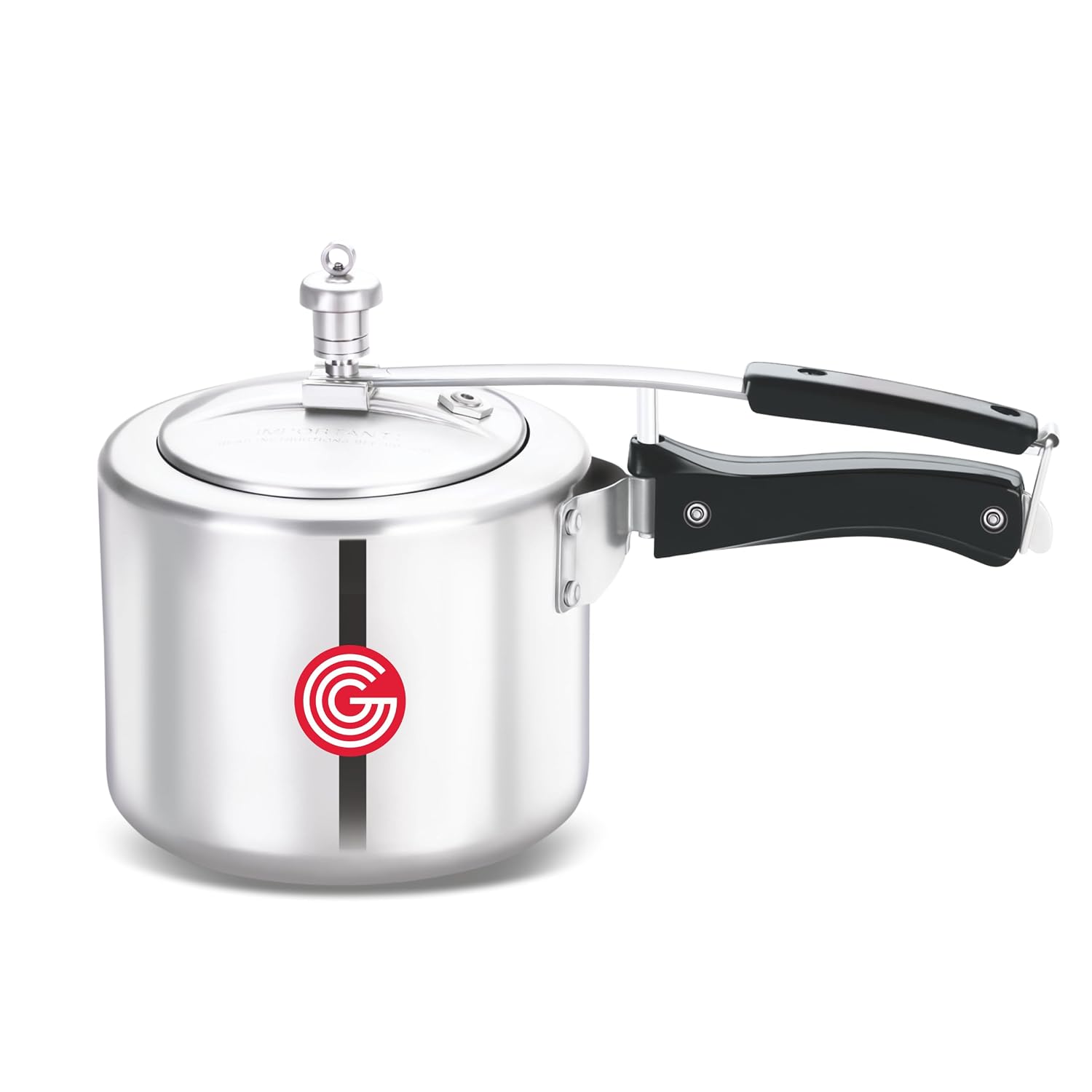 Globe Kiwi 2 Litre Aluminium Inner Lid Pressure Cooker (Silver) – BIS Certified And ISI Certified |5 Years Warranty