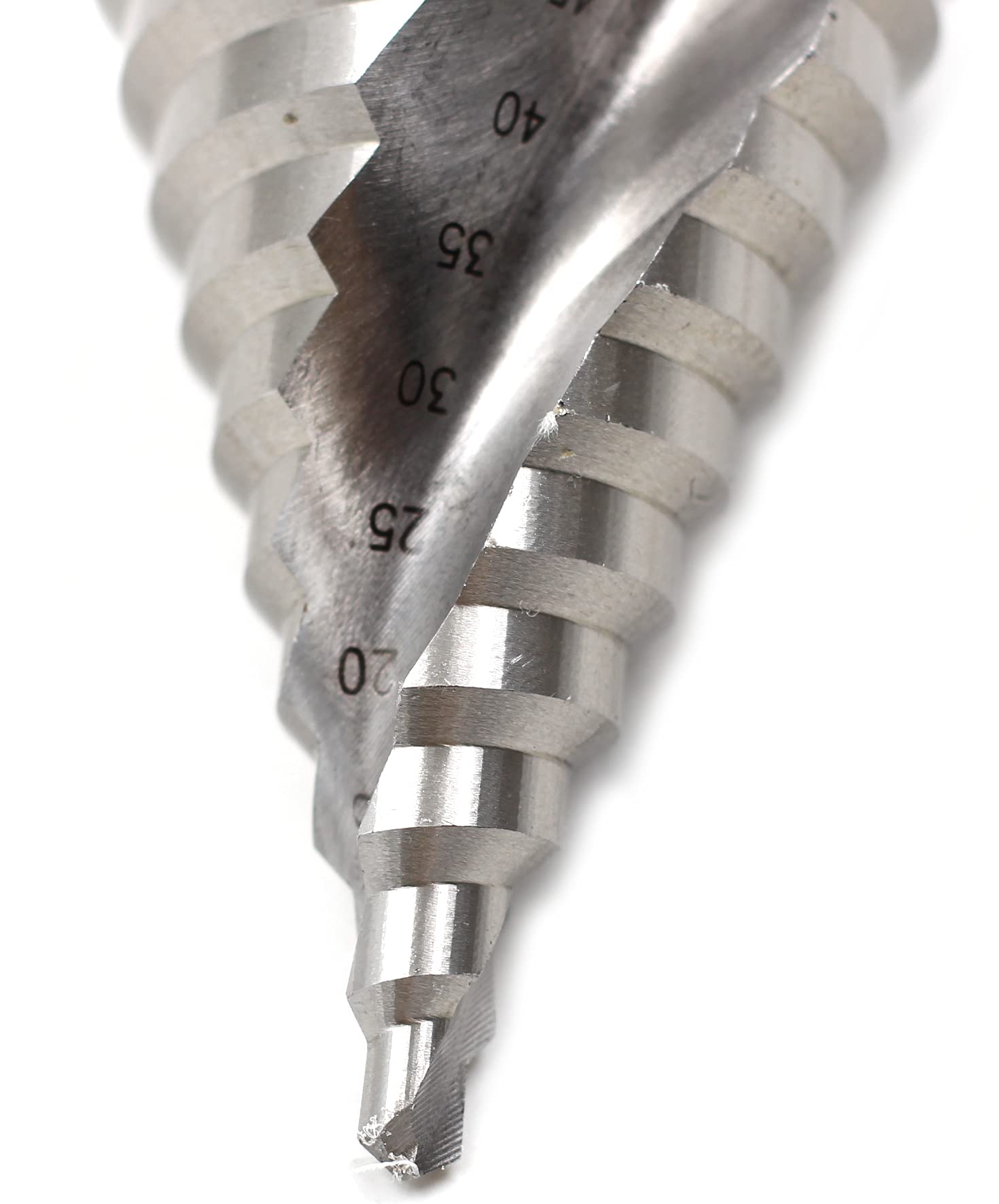 Broca Escalonada HSS De 6-60 Mm De Diámetro - Broca Cónica Espiral De Gran Tamano Para Metal Madera Y Plastico Debuns 83137001