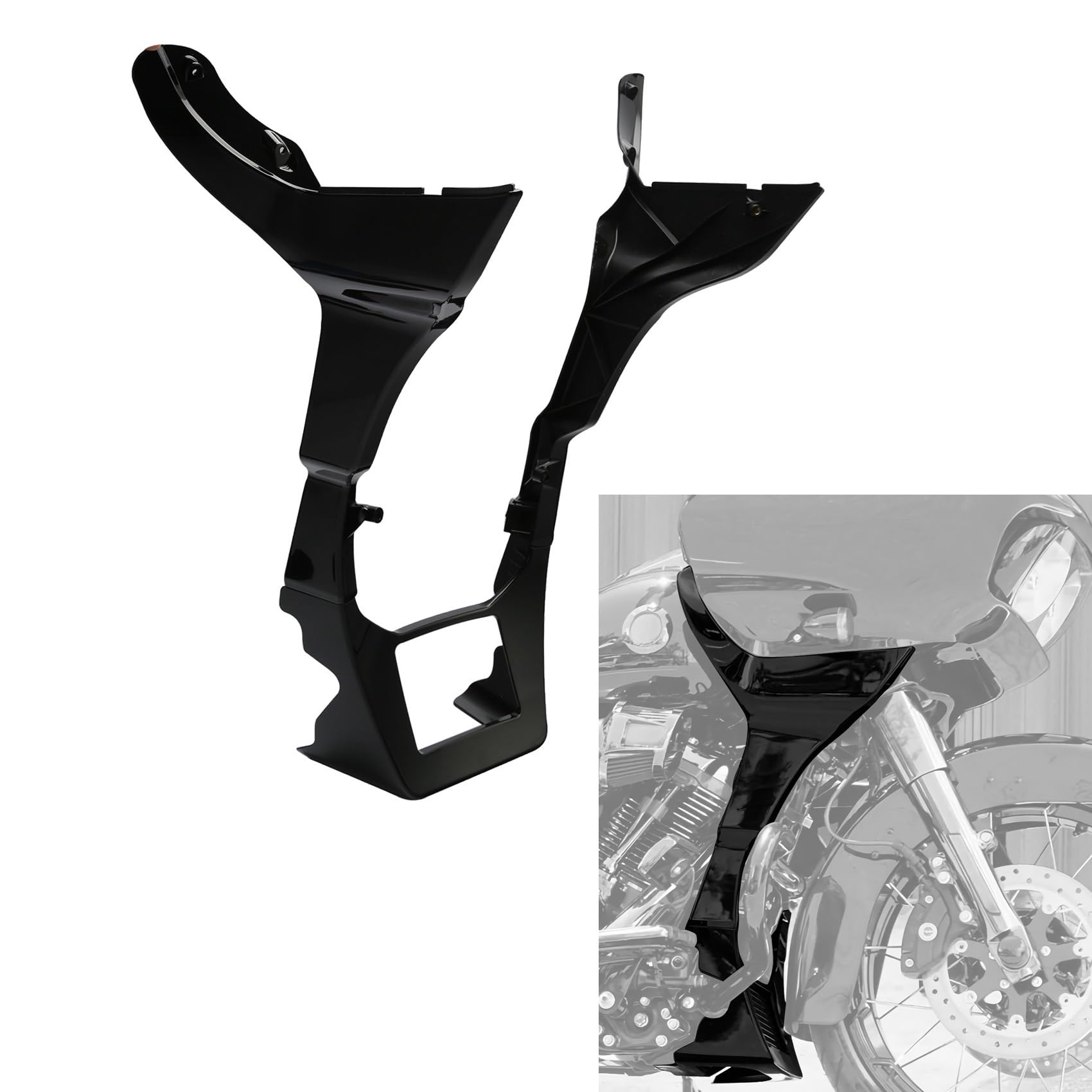 Obudowa rozpraszająca ciepło Spoilery owiewki motocyklowej pokrywa pasuje do Harley Road Glide FLTRX specjalne FLTRXS 2017-2023 ST FLTRXST 2022-2023 osłony silnika