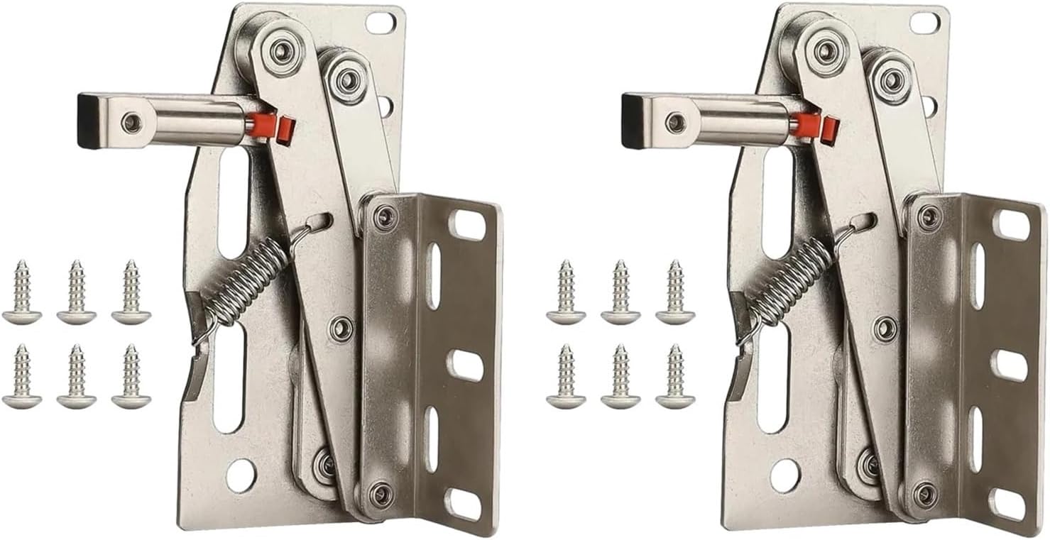 Spring Hinges for Tip-Out Tray - 1/2 Pair, 50° Opening Angle, Soft-Close Kitchen Cabinet Hinges(2 Pairs)