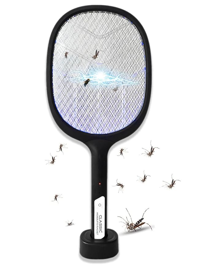 Classic Mosquito Racket With Rechargeable Insect Kil Classic Mosquito Racket With Rechargeable Insect Kil