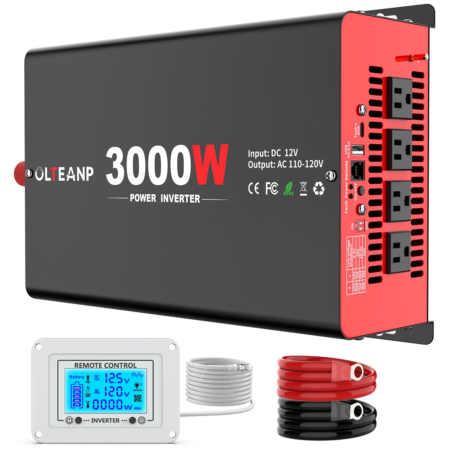 OLTEANP 3000W Modified Sine Wave Inverter