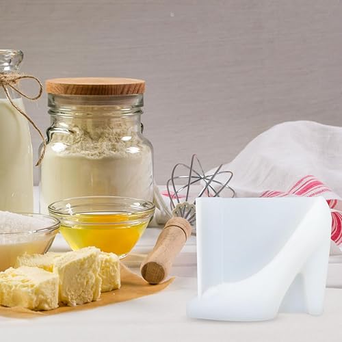 Miniatura 7 de Luxshiny Molde de tacones altos Moldes de silicona para zapatos, aretes, moldes de epoxi, moldes de fondant de silicona de tacón alto, moldes para