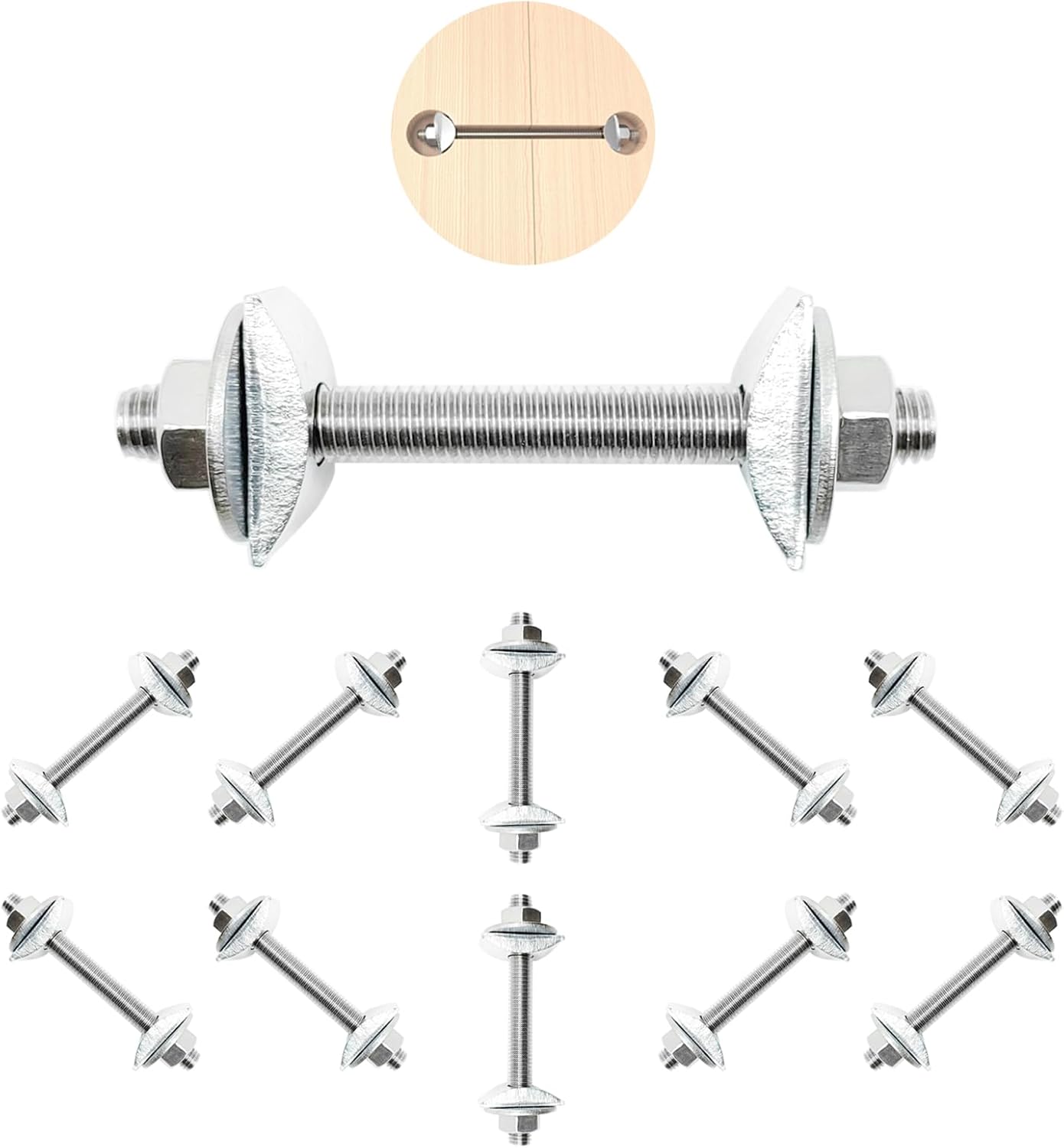 Table Top Fasteners,10 Pieces Furniture Connector