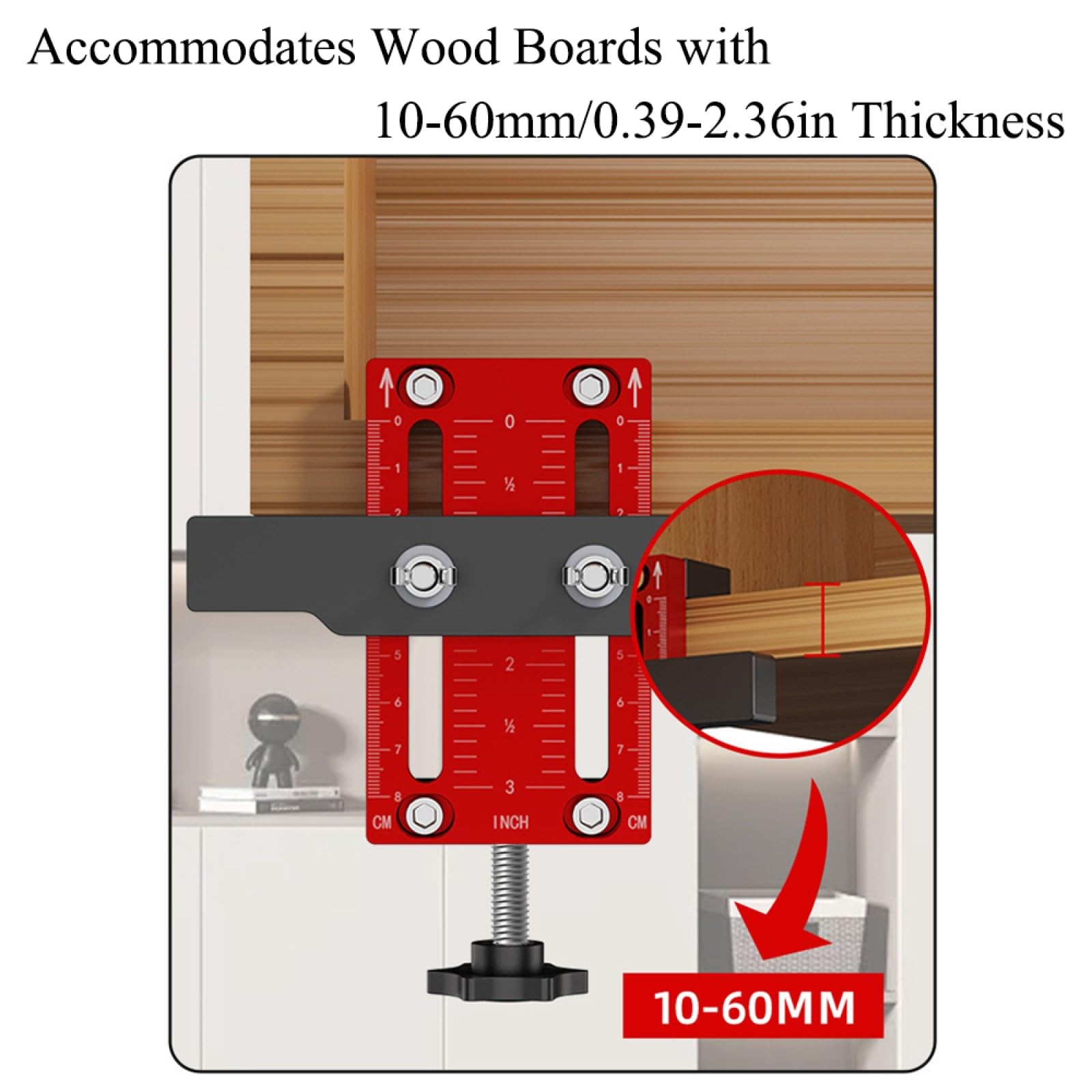 Cabinet Door Installation Positioner, Adjustable Cabinet Door Positioning Tool - Image 4