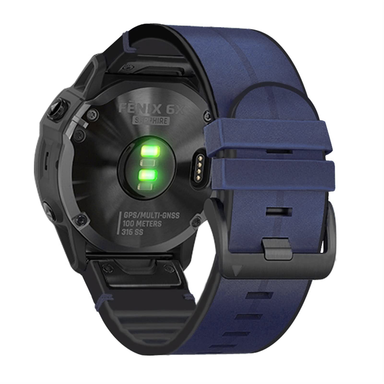 Bande en cuir 22mm Garmin Fenix 7 et Fenix 6 pour passer du sport au bureau avec élégance