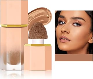 Liquid Contour, Cream Contour Wand Stick Waterproof Lightweight Liquid Contour Stick Face Contour Makeup Cream Bronzer Long Lasting Smooth Liquid Bronzer for Face Natural-Looking (#101)