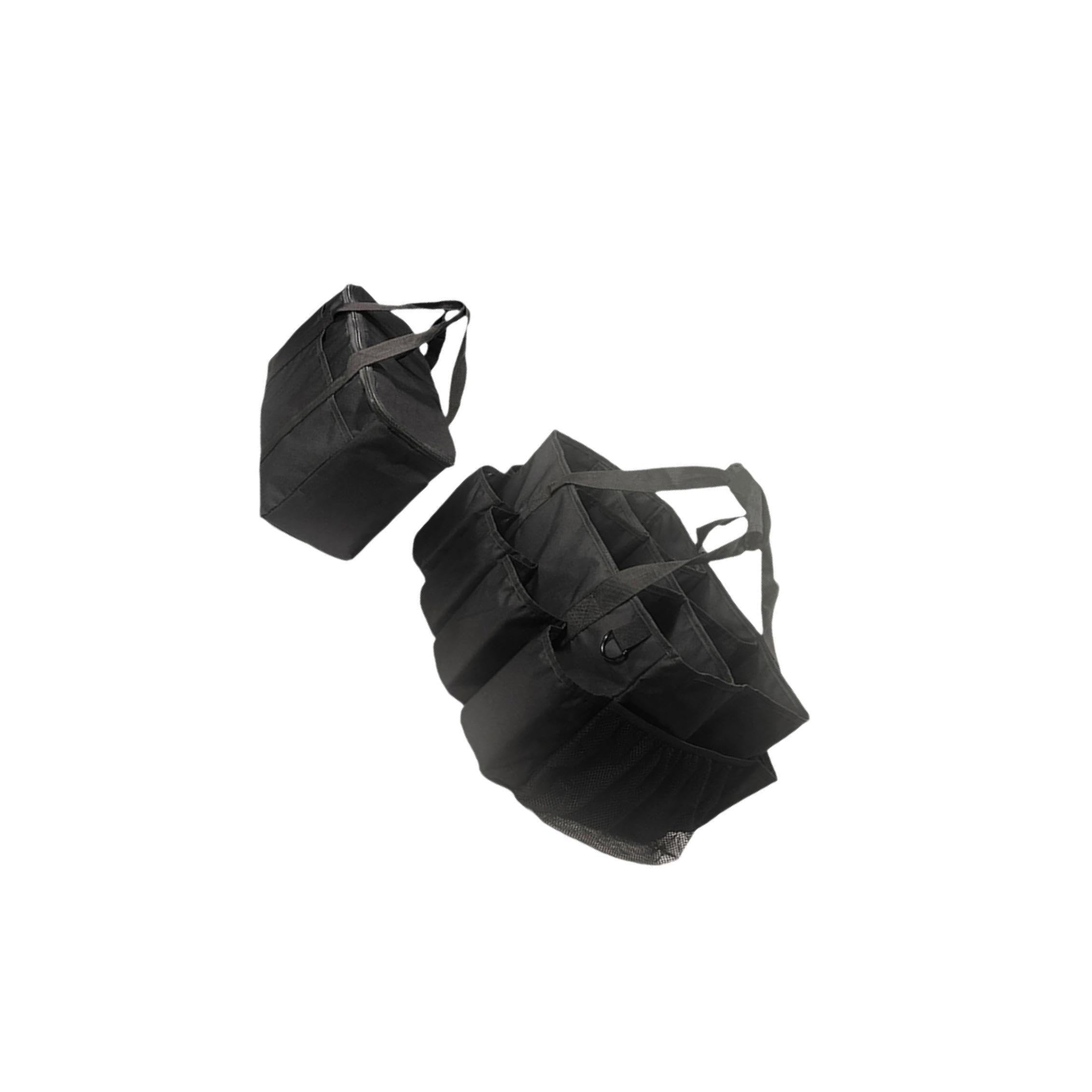 Borsa portaoggetti per la pulizia durevole con maniglia, progettata per organizzare i prodotti per la pulizia per lavoratori e professionisti, borsa, 2 pezzi di sacchetti