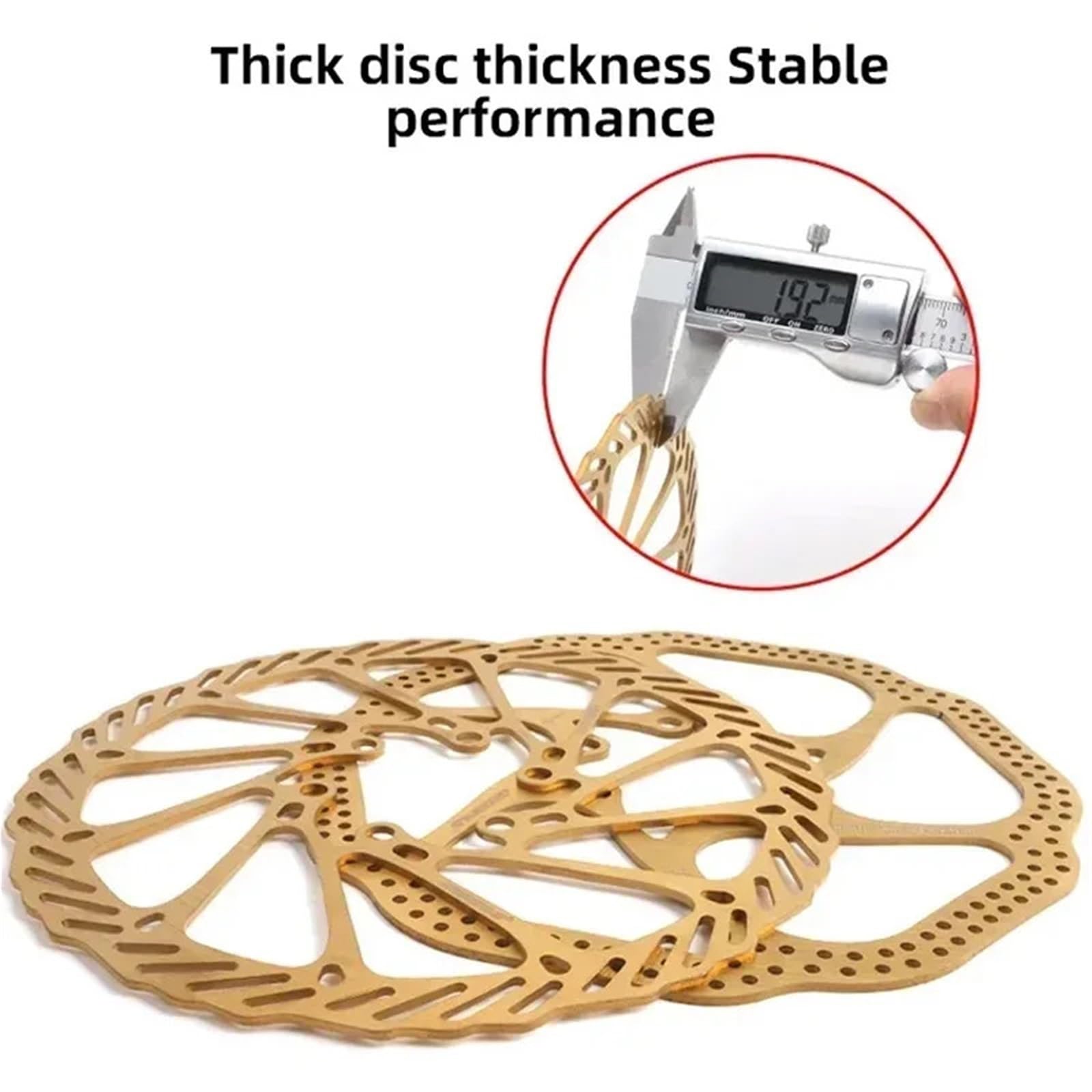 Rotores de freno de disco hidráulicos para bicicleta de montaña, de acero inoxidable de alta resistencia, G3/HS1, 160/180 mm, 6 orificios, 2 unidades Discos de freno para moto