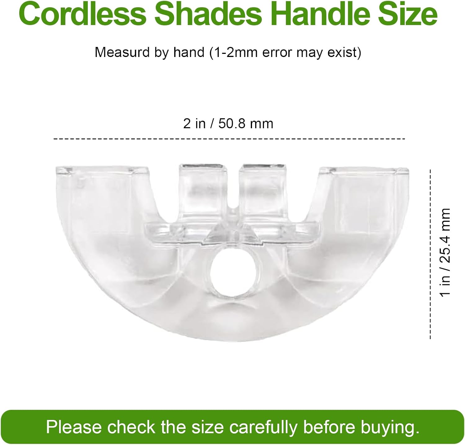 Cordless Honeycomb Shade Lift Handles, Blind Pulls Replacement Parts for Graber and Bali, Cordless Shade Handle, Blind Handle Replacement Cordless Honeycomb Shades, 3 Pieces (Early Style Smaller)