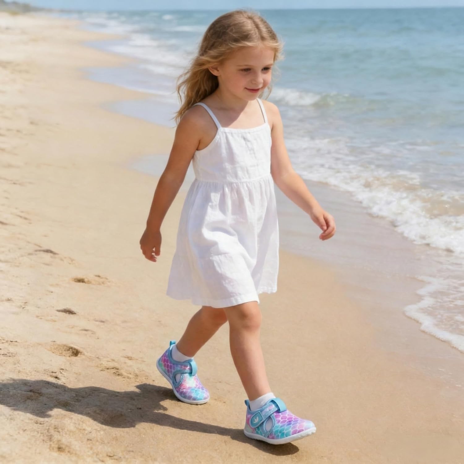 FEETCITY Boys Girls Water Shoes Kids Aqua Socks Quick Dry Barefoot for Beach Swimming Pool - Image 2