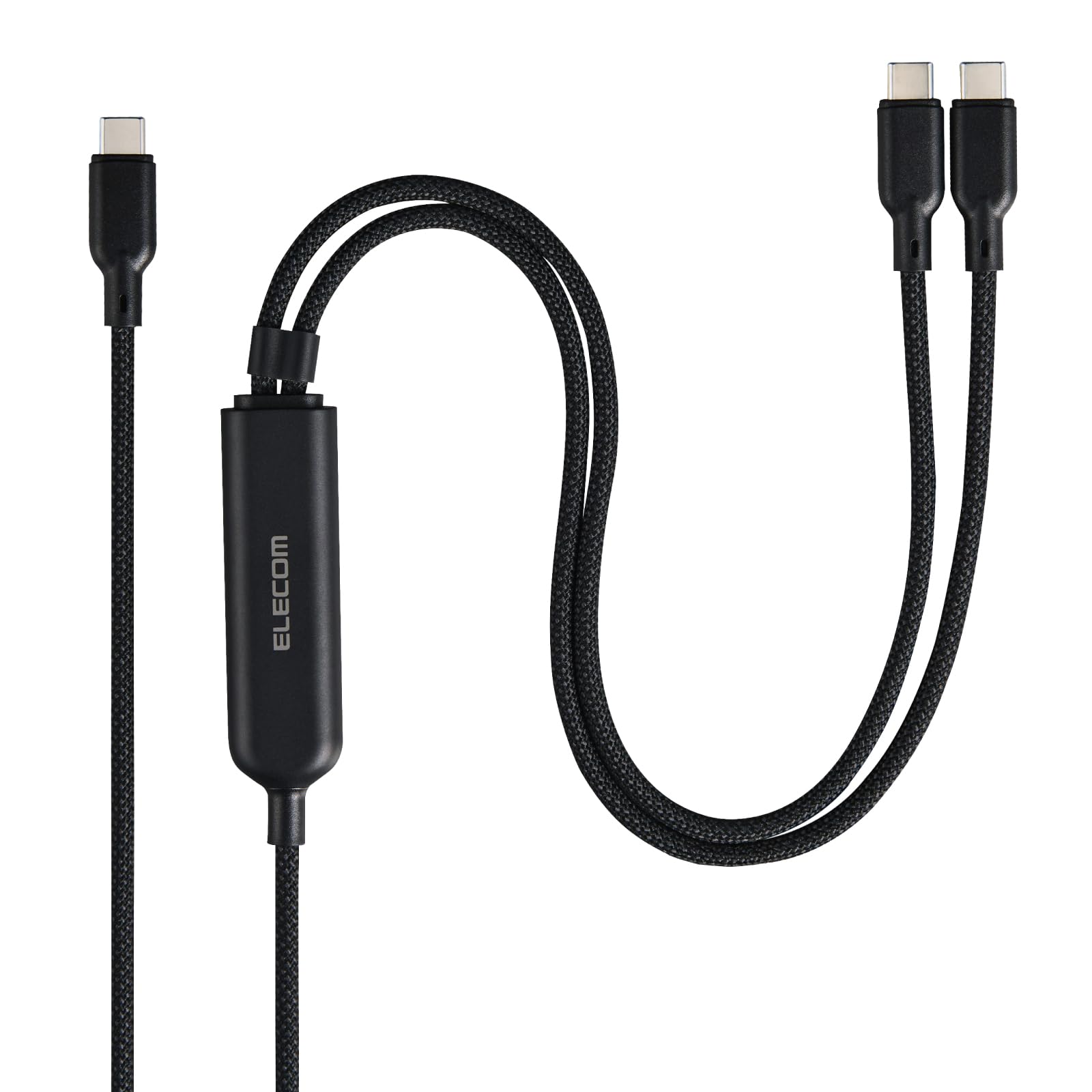 エレコム USB Type-C ケーブル 140W 2-in-1 1.2m US…