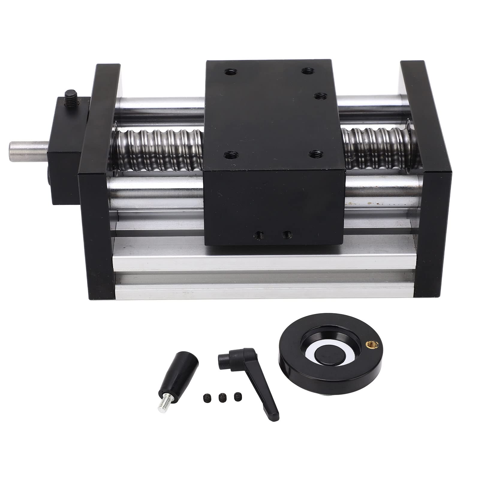 Passo lineare scorrevole, corsa 100mm, protezione riservata 10mm, doppio asse, guida lineare manuale, tavolo scorrevole con volante