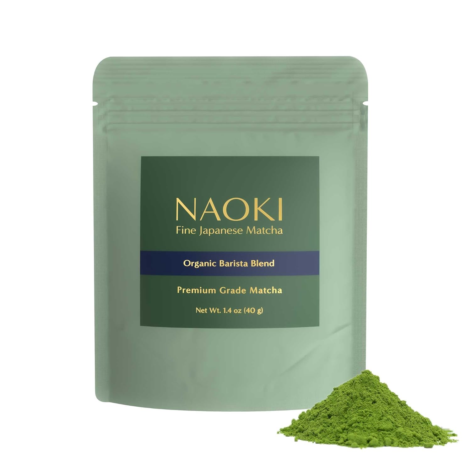 Naoki Matcha Barista Blend Premium Grade Matcha - Authentic Japanese First Harvest Premium Grade Matcha Green Tea Powder from Japan (100g / 3.5oz)