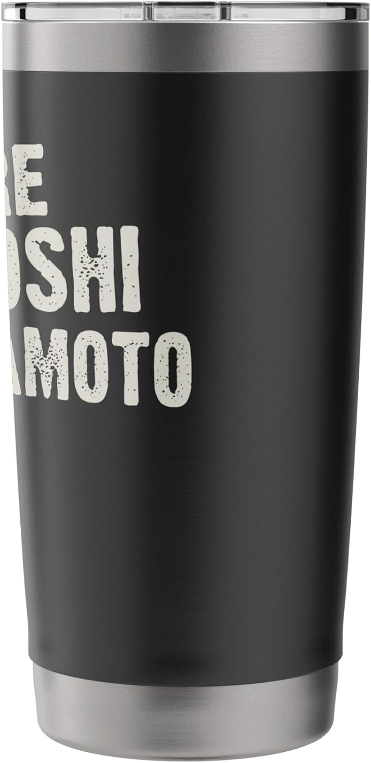 We Are Satoshi Nakamoto Trending BTC Crypto Investor Graphic Stainless Steel Insulated Tumbler image 2