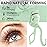 Heated Eyelash Curler, Fast 5s Heat up, 24 Hours Long Lasting, Rechargeable Electric Lash Curler, Temperature Control, Safe Anti-Burn Eye Lash Curler, Quick Natural Curling Lashes (Green)