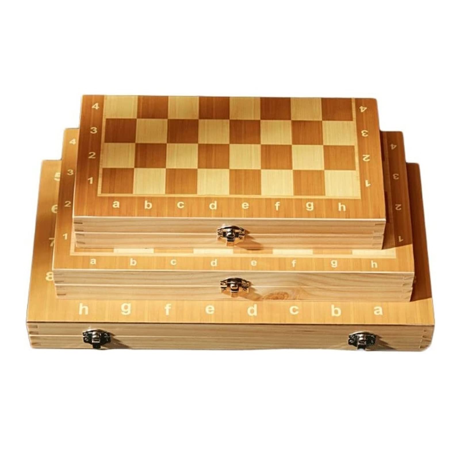 Figurki Szachowe Z Szachownicą Magnetyczna Składana Szachownica Z Litego Drewna Magnetyczne Szachy, Wykwintne Drewniane Szachy Spotkanie Towarzyskie(39 * 39cm)