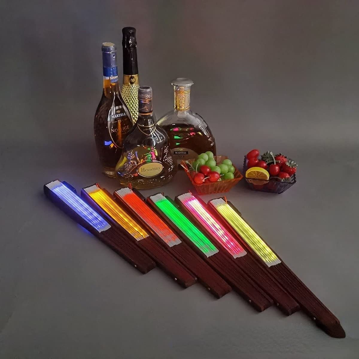 Ventaglio Pieghevole LED 13 Pollici - Con Luci Glow In The Dark, Per Feste, Dance, Accessorio Serale - Foto 9