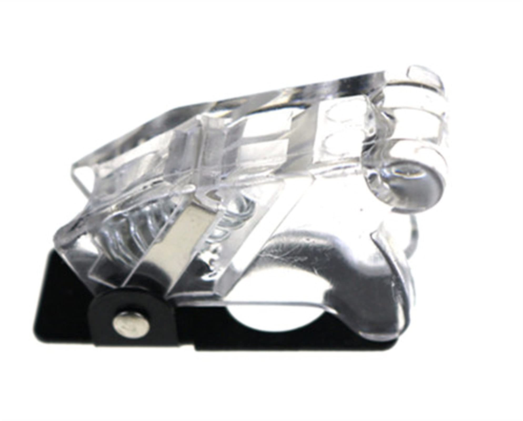 Interrupteur à bascule couvercle transparent blanc GUMMMY 12mm - 5