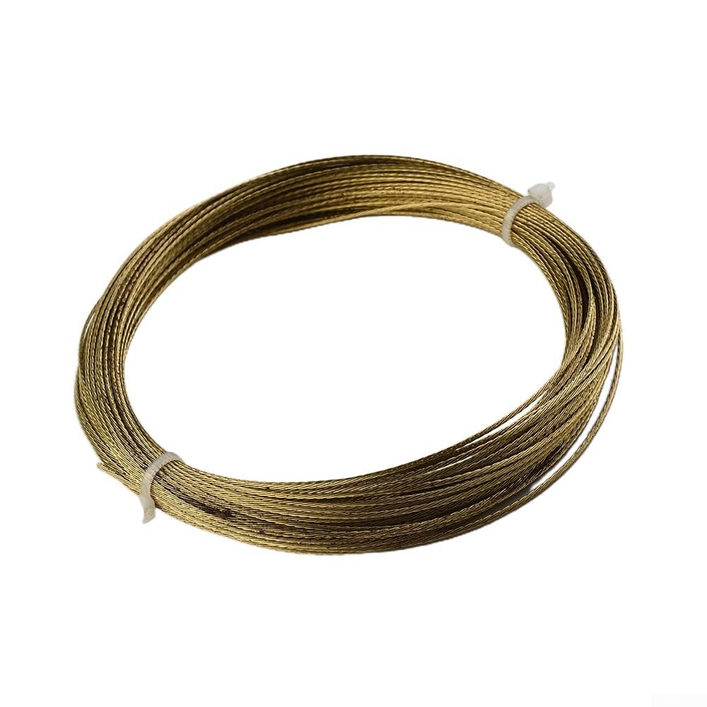 Besttoolifes Cavo metallico per taglio parabrezza, 22 m, in acciaio inox, per rimozione di vetro e silicone