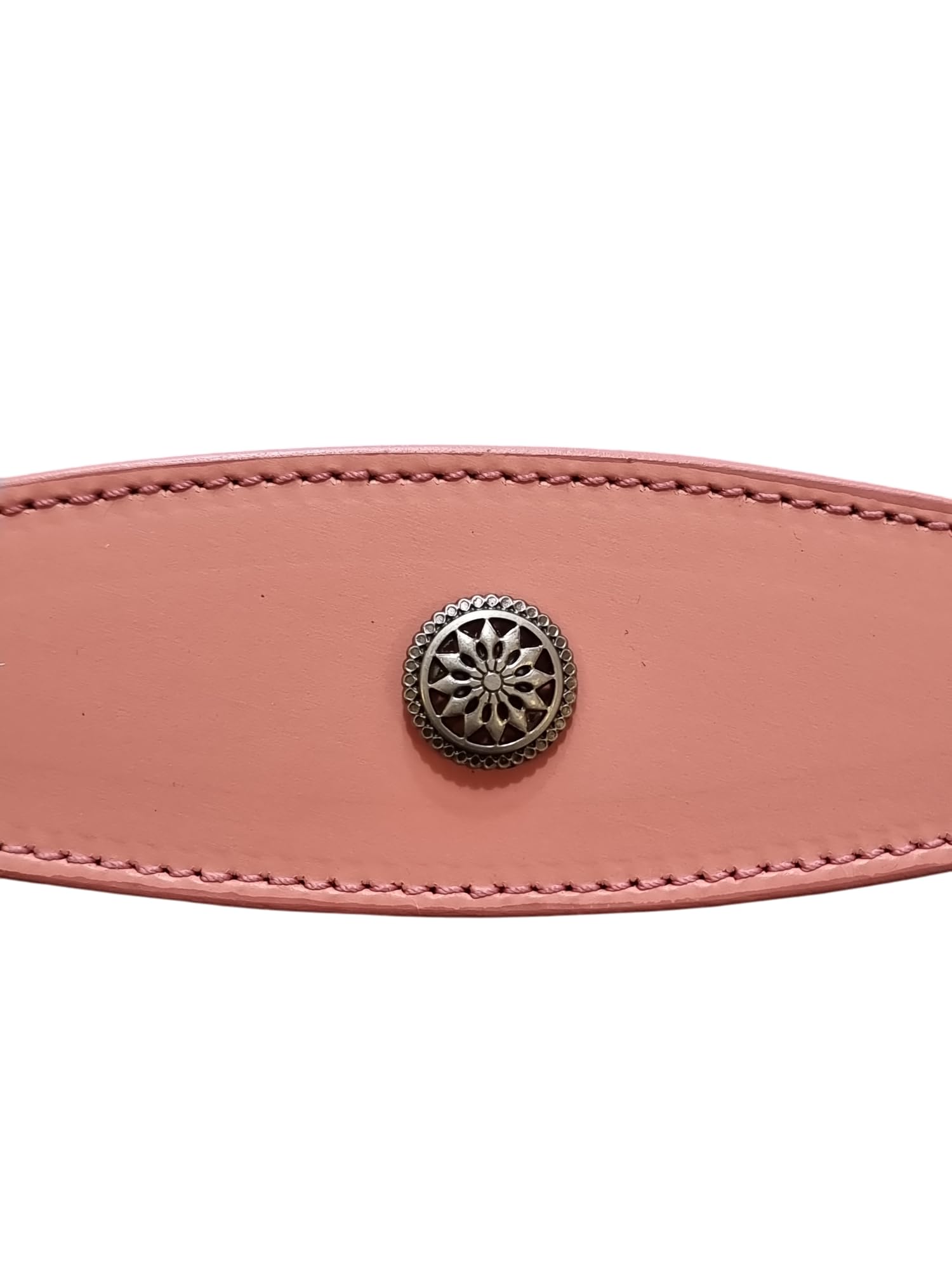 Sighthound Leather Collar for Whippet and Greyhound, Decorative Stud Design, DS 3