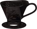 Melitta SS PO BL Ceramic Signature Series Pour-Over Coffee Maker, Matte Black