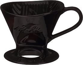 Melitta SS PO BL Ceramic Signature Series Pour-Over Coffee Maker, Matte Black